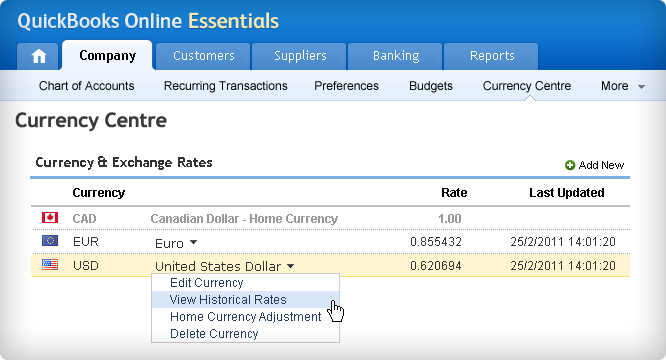 Screenshot - handle multiple currencies