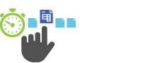 Clock and data access icon