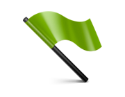 Green flag - get started quickly Green flag - get started quickly
