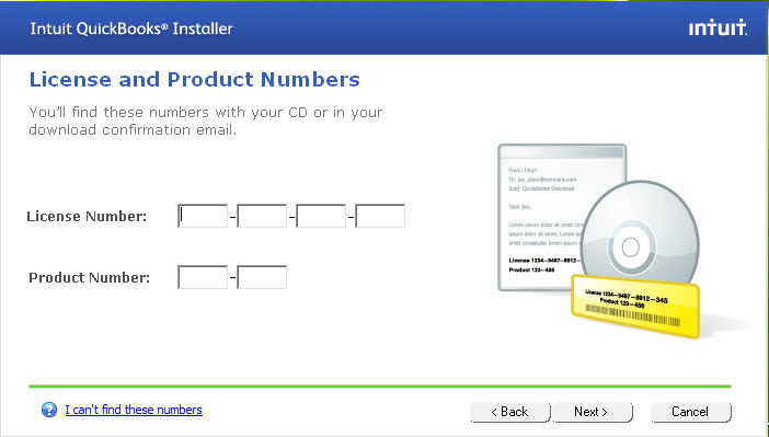 Intuit Quickbooks License And Product Number