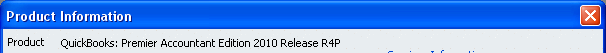 4626 Method Two - Product Information Window