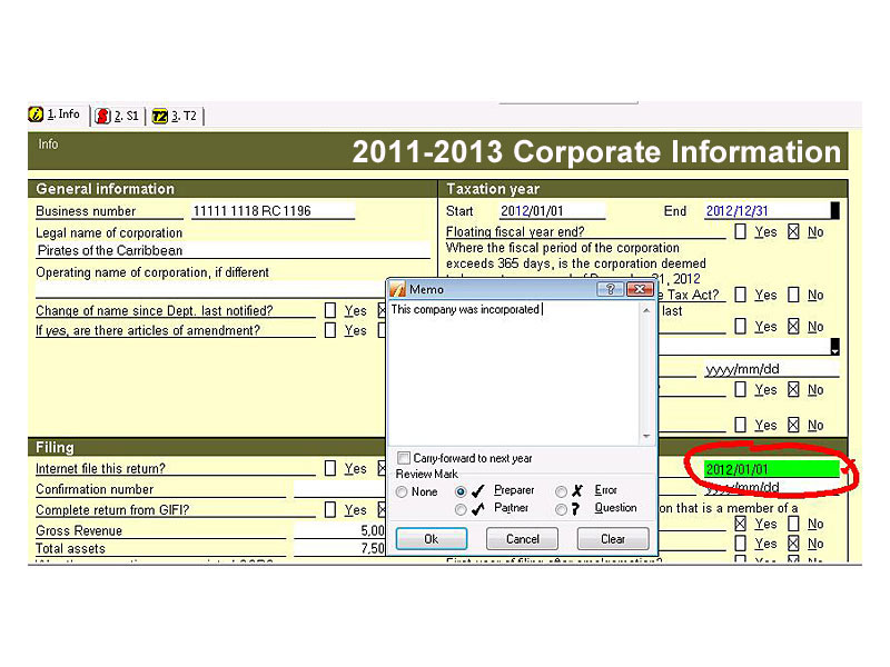 T2 Corporate Tax Return Software | ProFile®