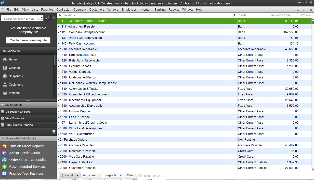 contractortools quickbook