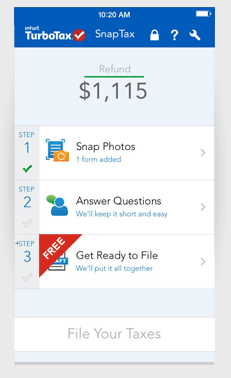 SnapTax for the iPhone | TurboTax Canada