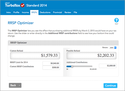 turbotax return estimator